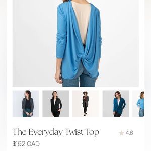 Encircled Everyday Twist Top sz L